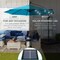 Best Choice Products 10ft Solar LED Offset Hanging Outdoor Market Patio Umbrella w/ Adjustable Tilt
